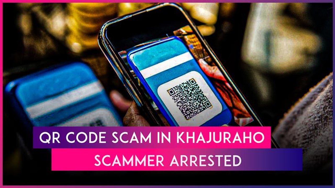 QR Code Scam: Fraudsters Caught On Camera Replacing QR Codes With Fakes Ones Outside Khajuraho Shops