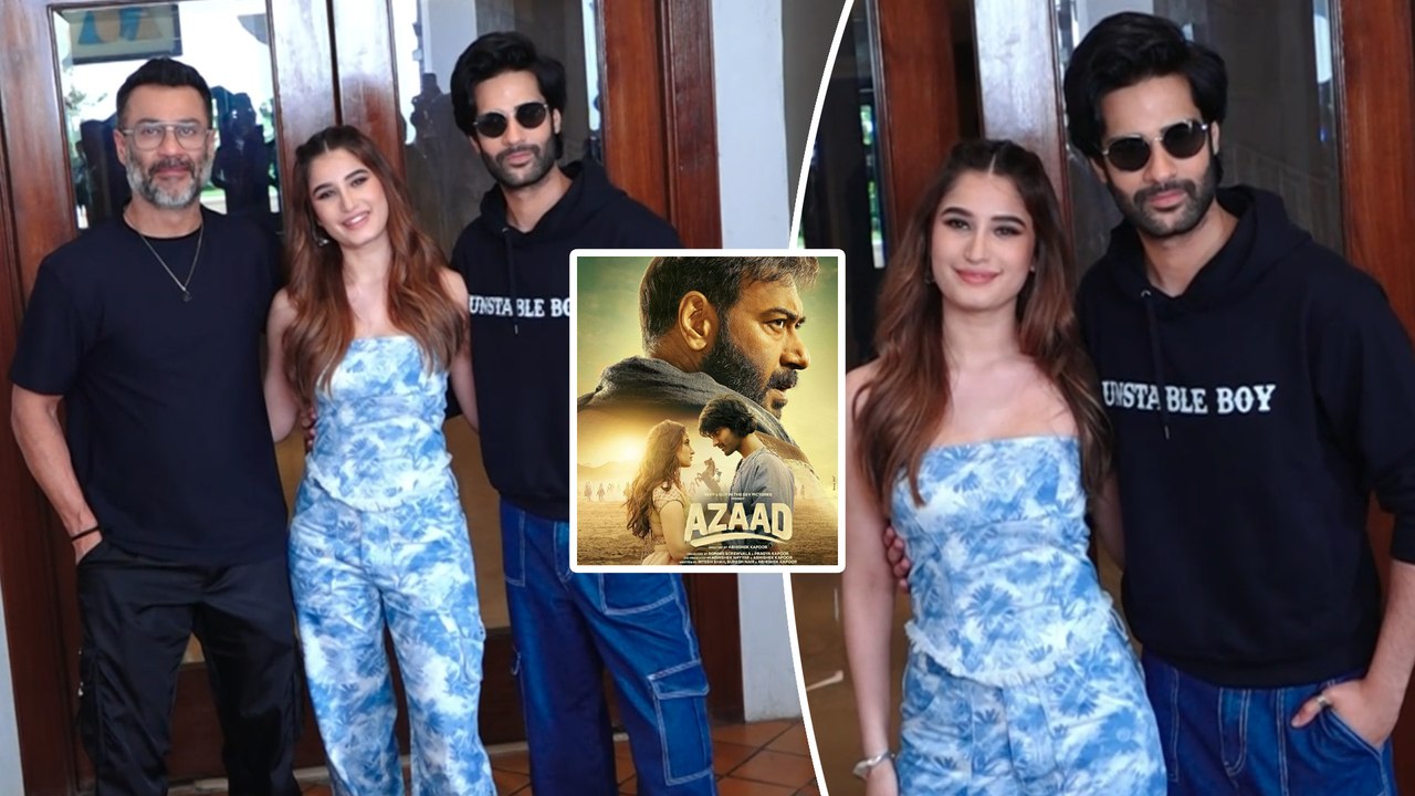 Azaad | Rasha Thadani & Aaman Devgan Promote Their Debut Film In Full Form | Abhishek Kapoor