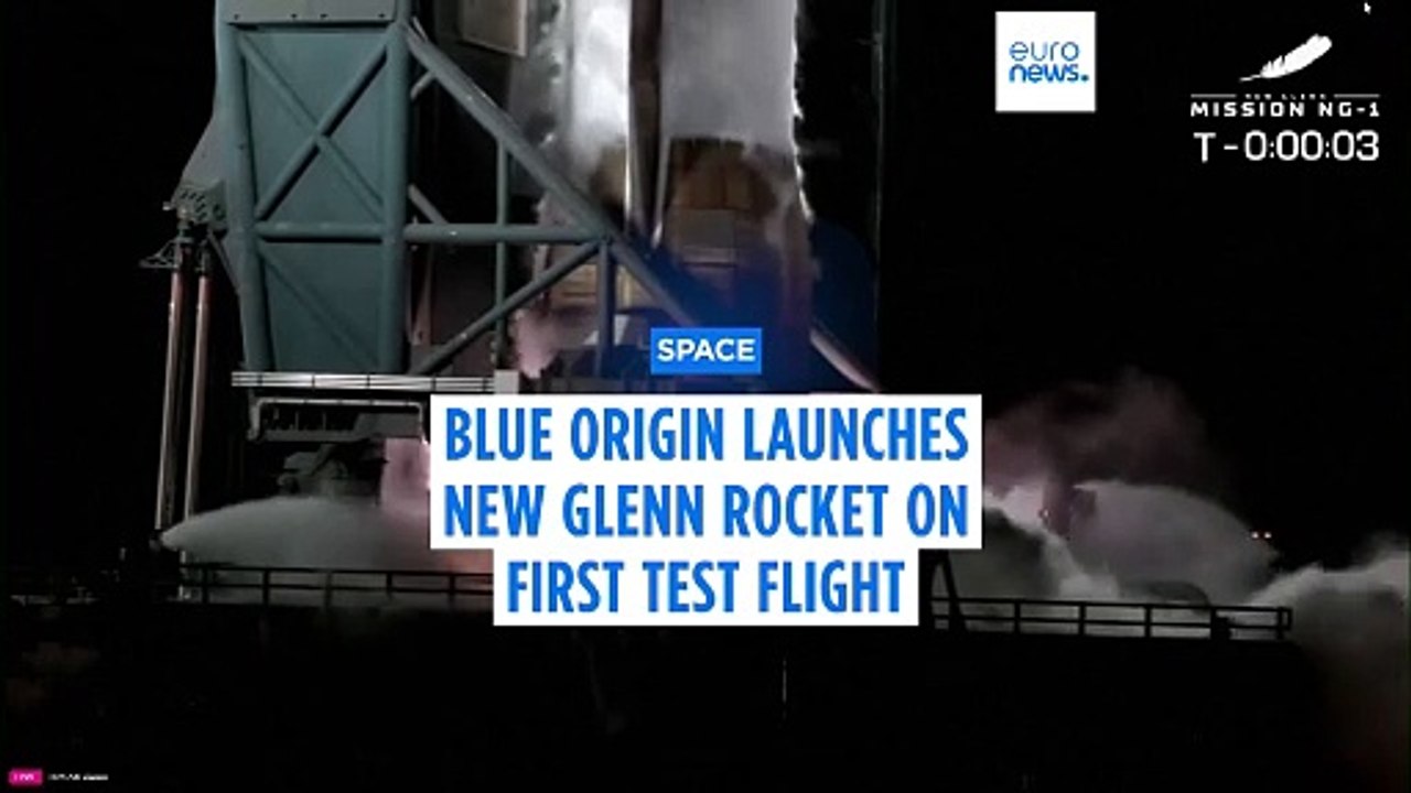 Jeff Bezos' Blue Origin launches massive new rocket on test flight