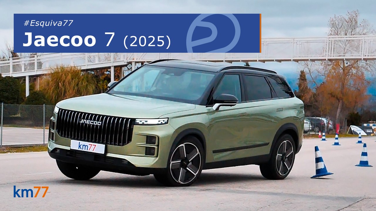 Jaecoo 7 2025 - Maniobra de esquiva (moose test) y eslalon | km77.com