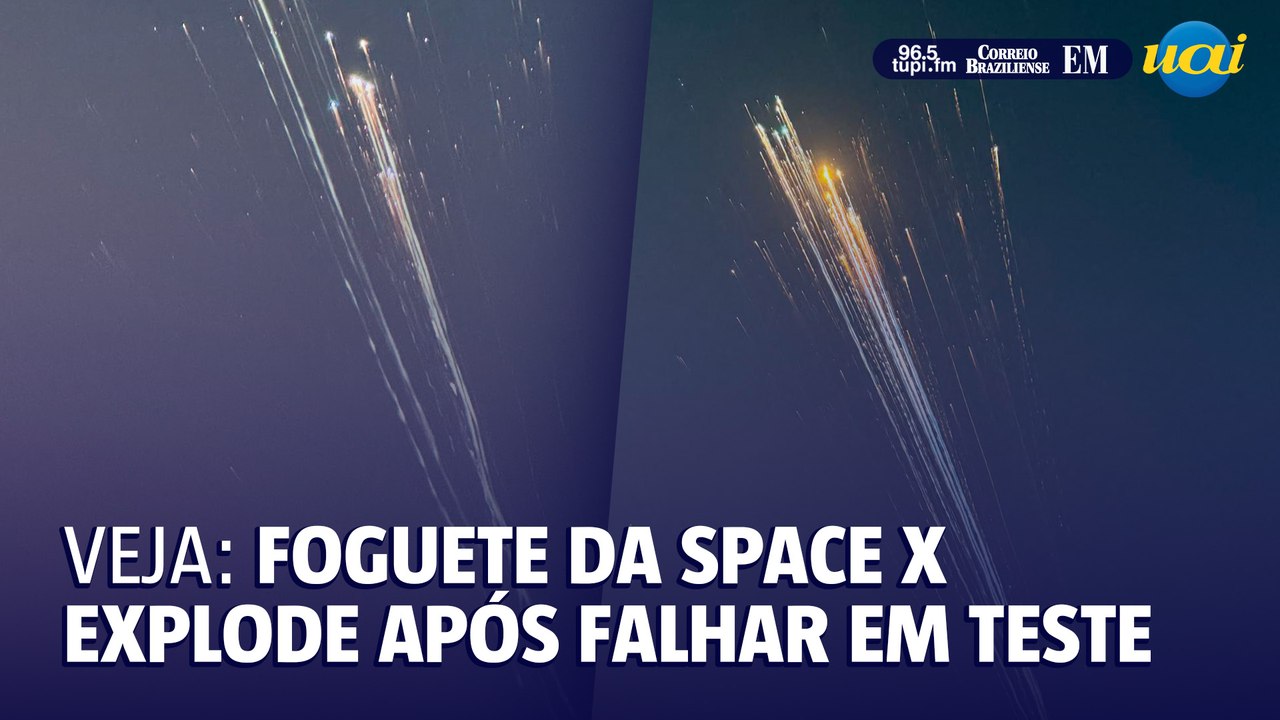 Foguete de Elon Musk falha em teste e explode