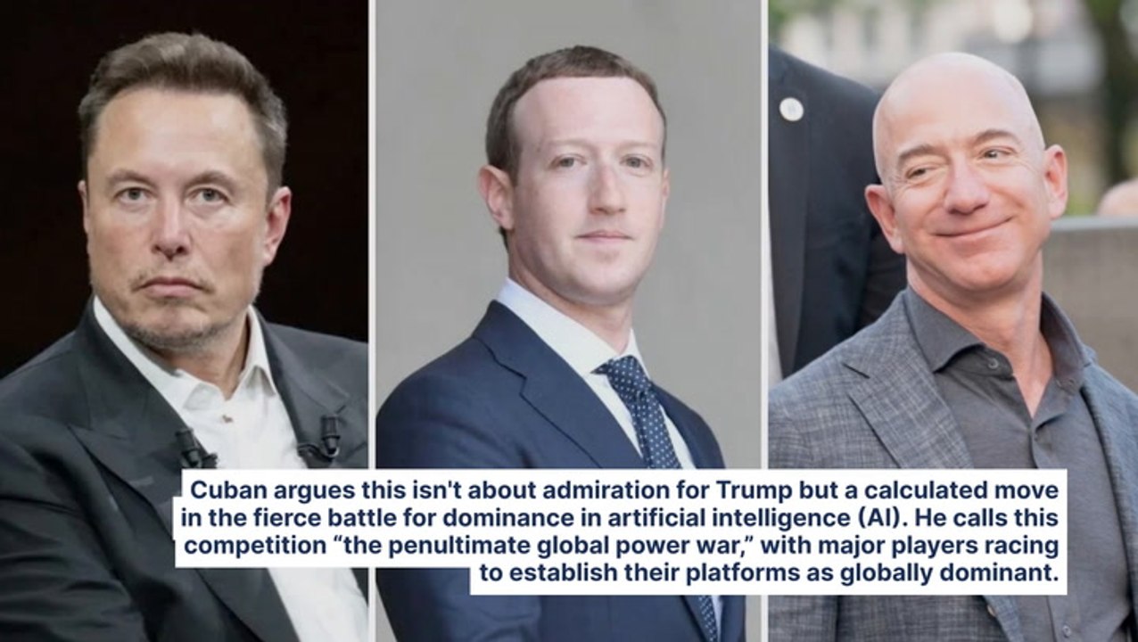 'Giving Millions And Kissing The Ring When Trillions Are At Stake Is Nothing,' Says Mark Cuban, Explaining Why Big Tech Supports Trump