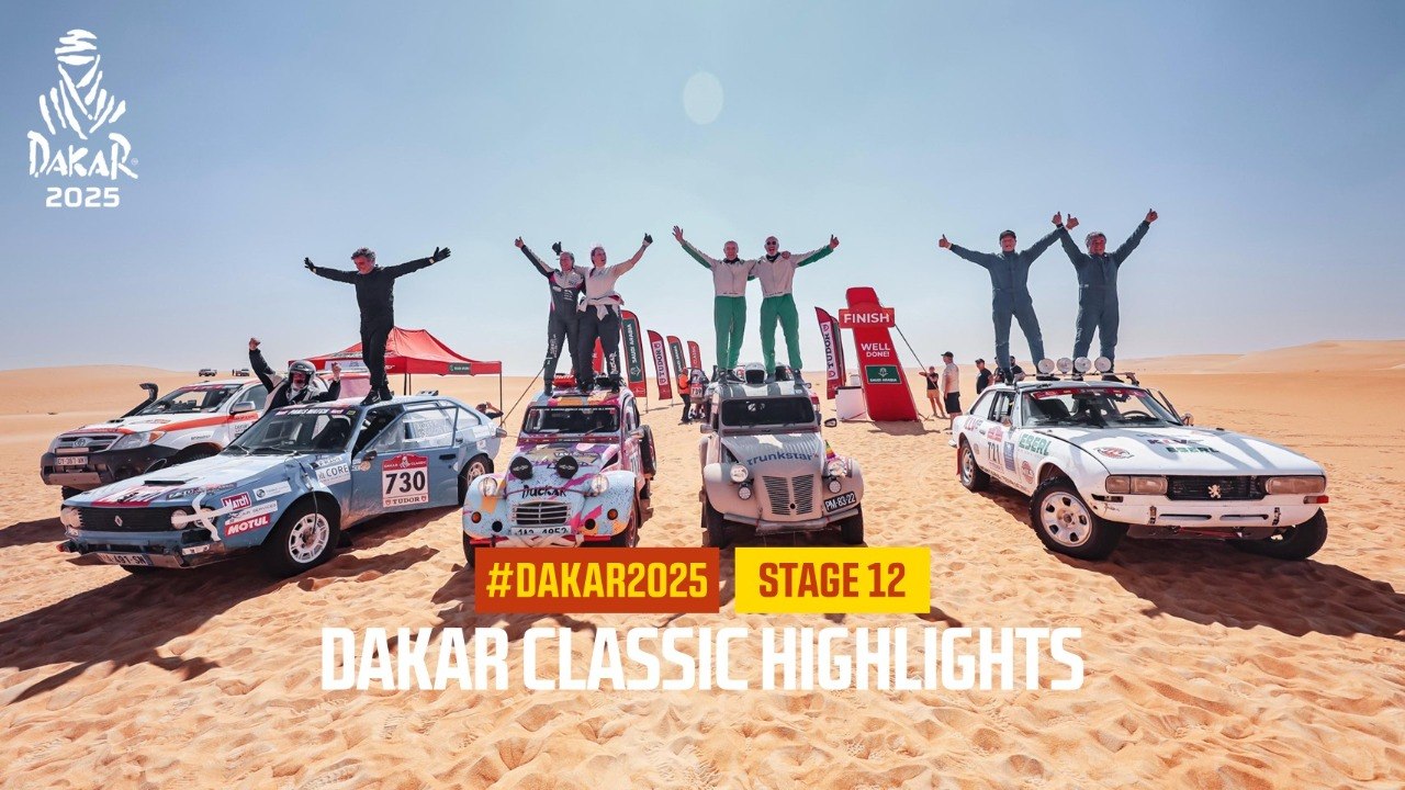 Dakar Classic Highlights - Stage 12 - #Dakar2025