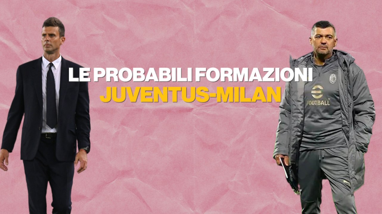 Cambiaso e Tomori giocano, Vlahovic fuori: le probabili di Juve-Milan