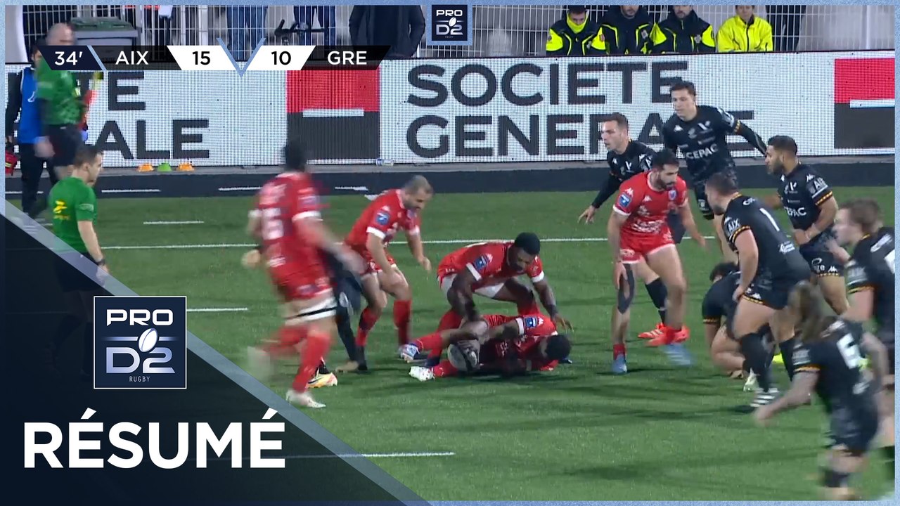 PRO D2 Saison 2024-2025 J17 - Résumé Provence Rugby – FC Grenoble Rugby