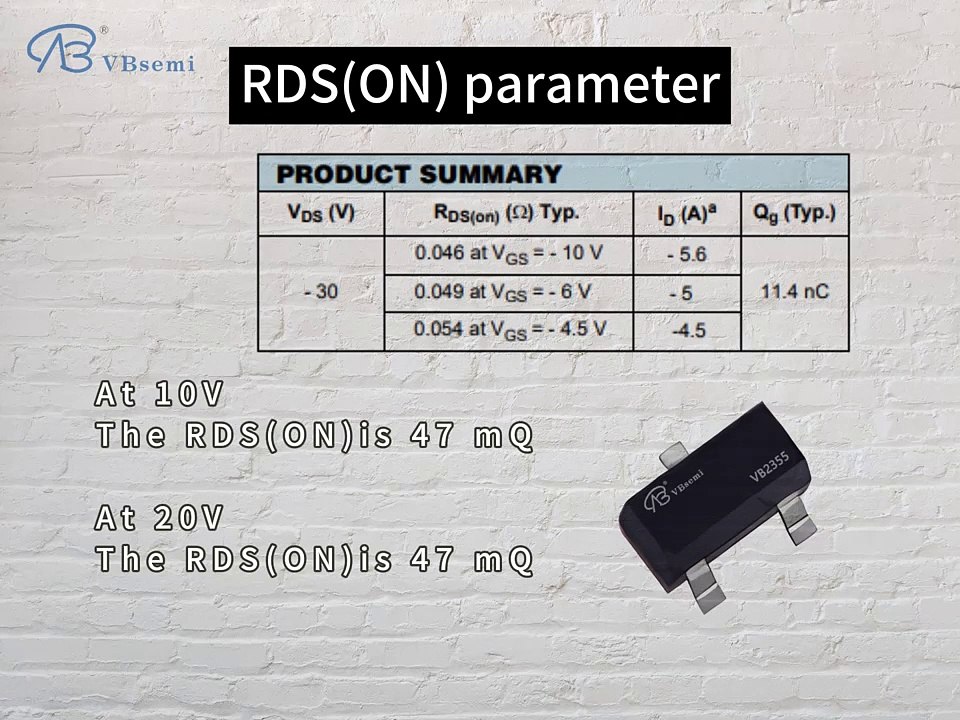 2343-VB is a SOT23 package P-Channel field effect MOS tube