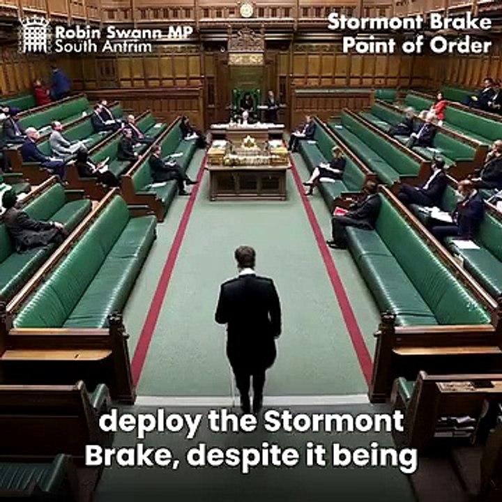 Robin Swann on Stormont Brake