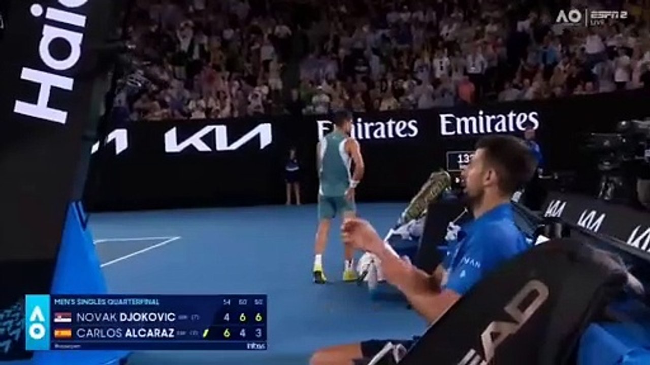 Did Alcaraz mock Djokovic's physical discomfort?