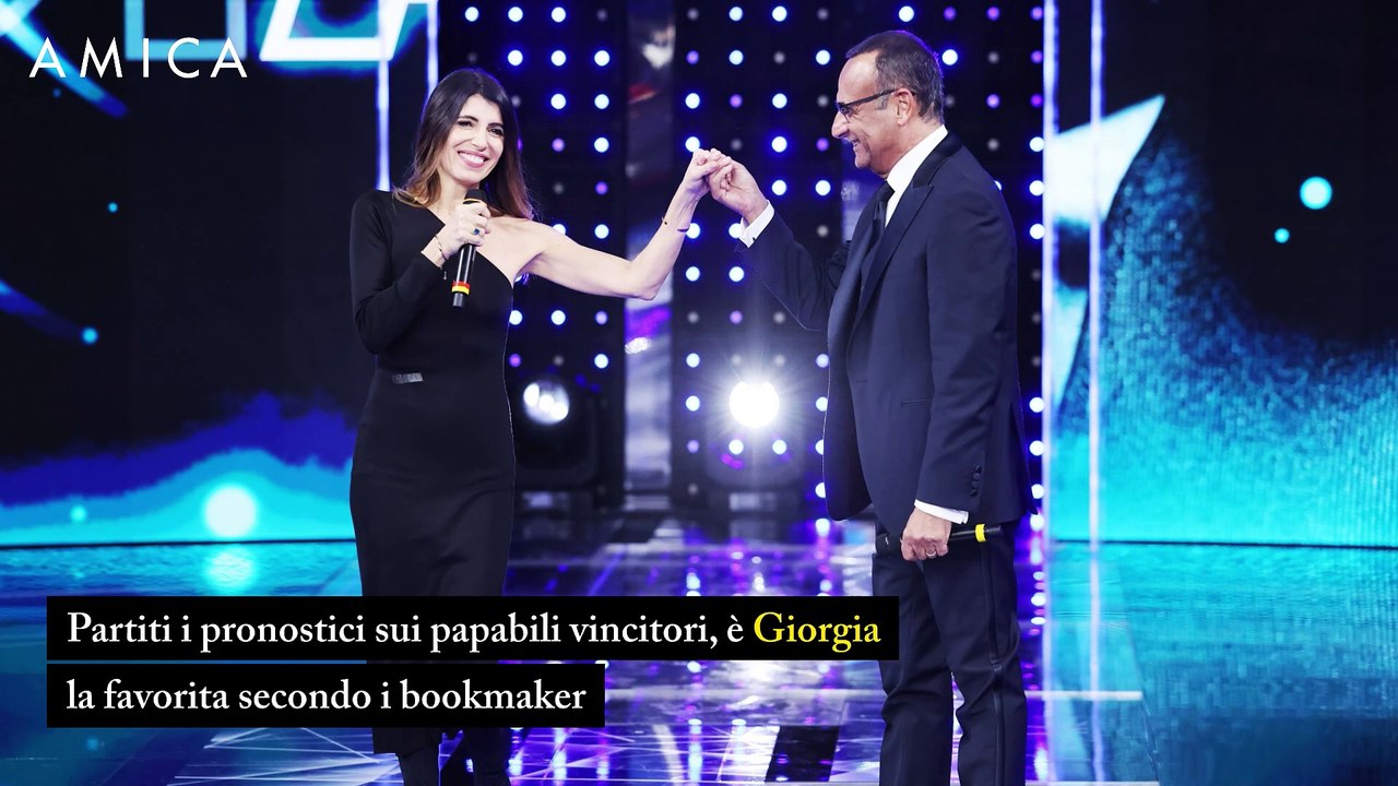 Sanremo 2025: dopo i primi ascolti Giorgia favorita per la vittoria, tallonata da Olly