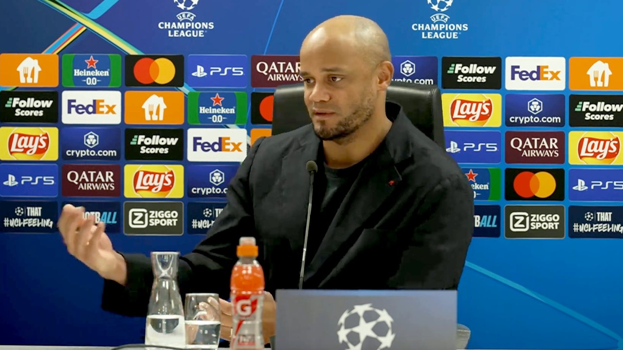 Kompany unterbricht Reporter: "Ich schaue nicht auf die Tabelle"