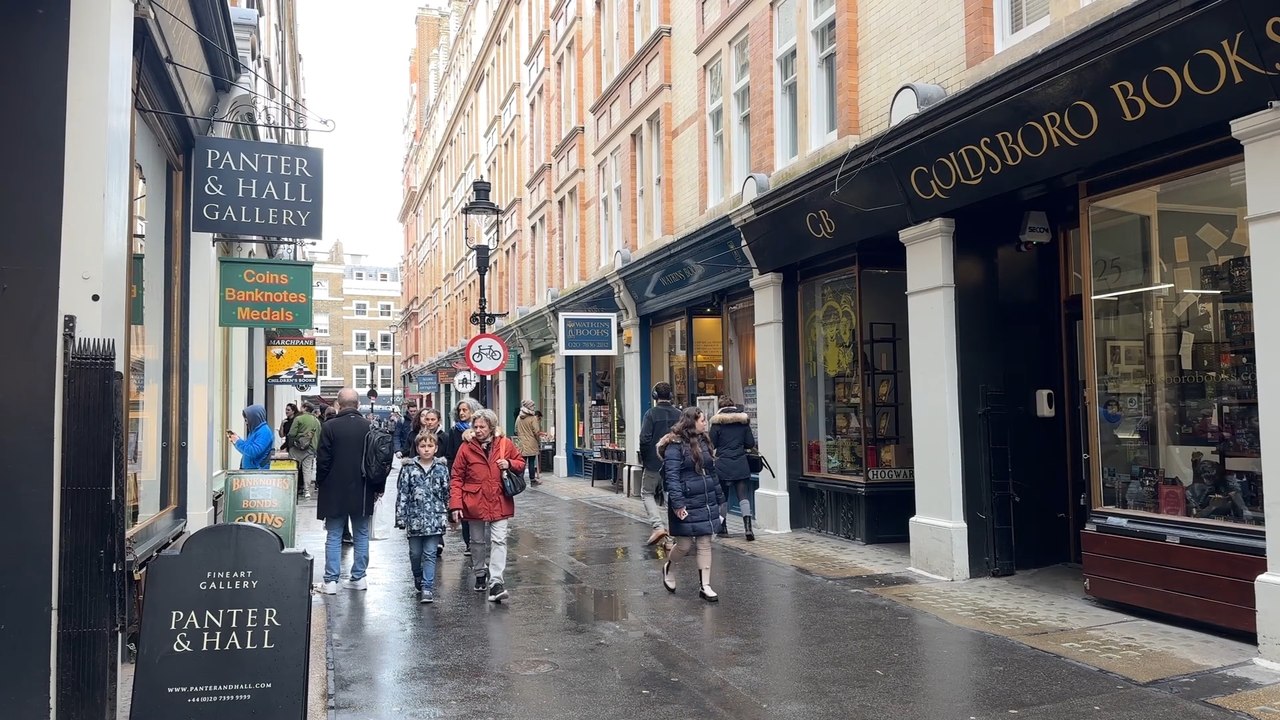 London’s hidden street lined with old book shops