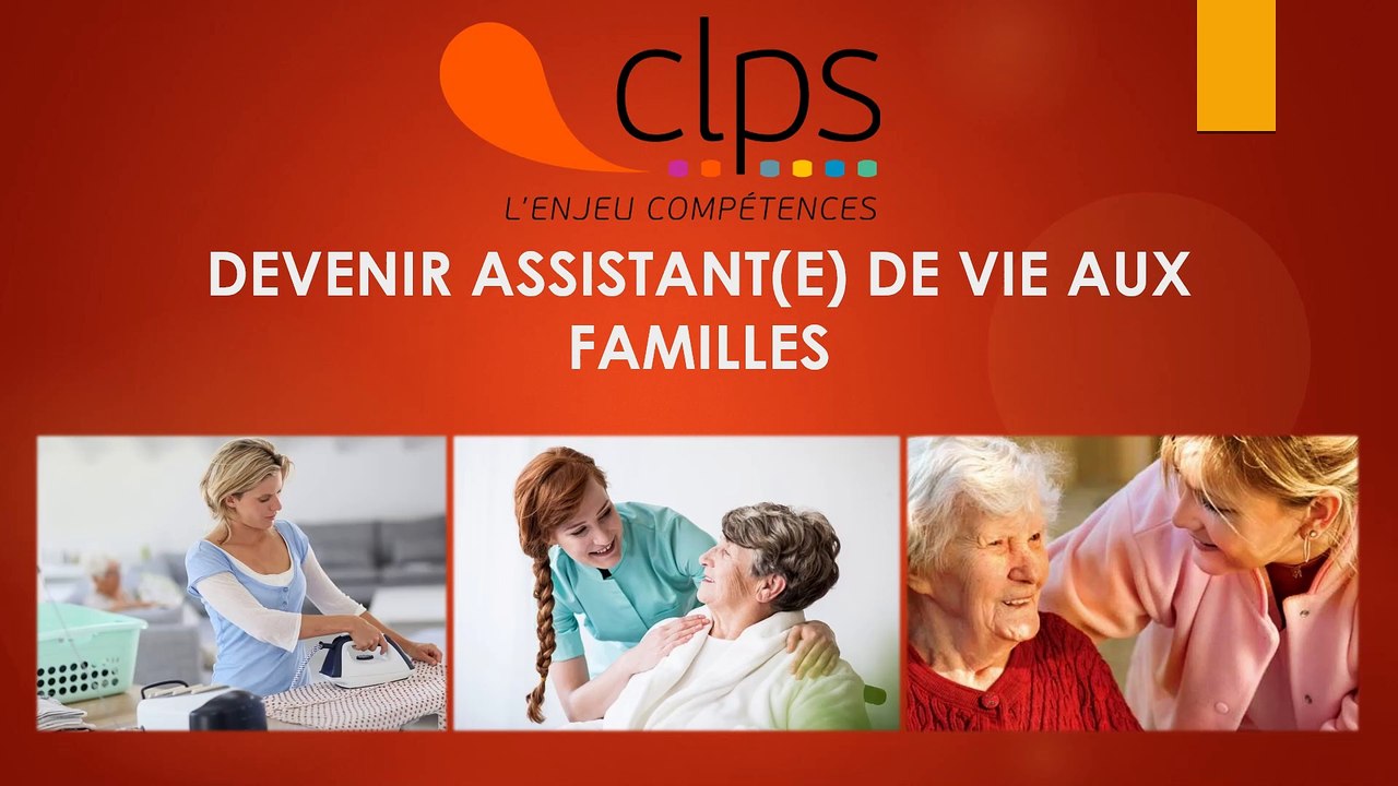 Formation Assistant de vie aux familles