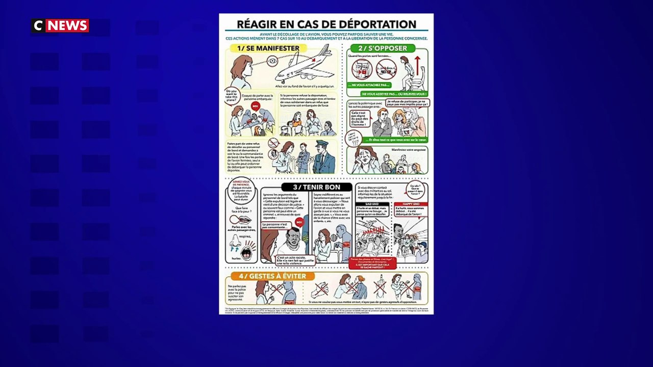 Roissy : des tracts pour empêcher l'expulsion d'OQTF