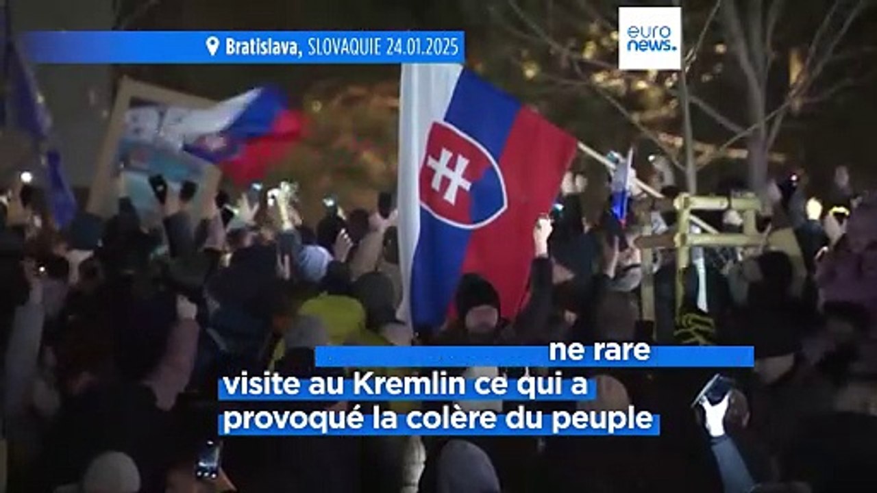 Slovaquie : des dizaines de milliers de manifestants défient Robert Fico