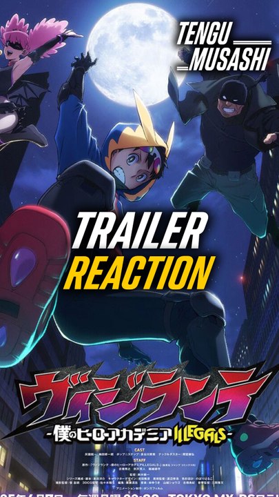 Réaction au trailer de My Hero Academia Vigilante !