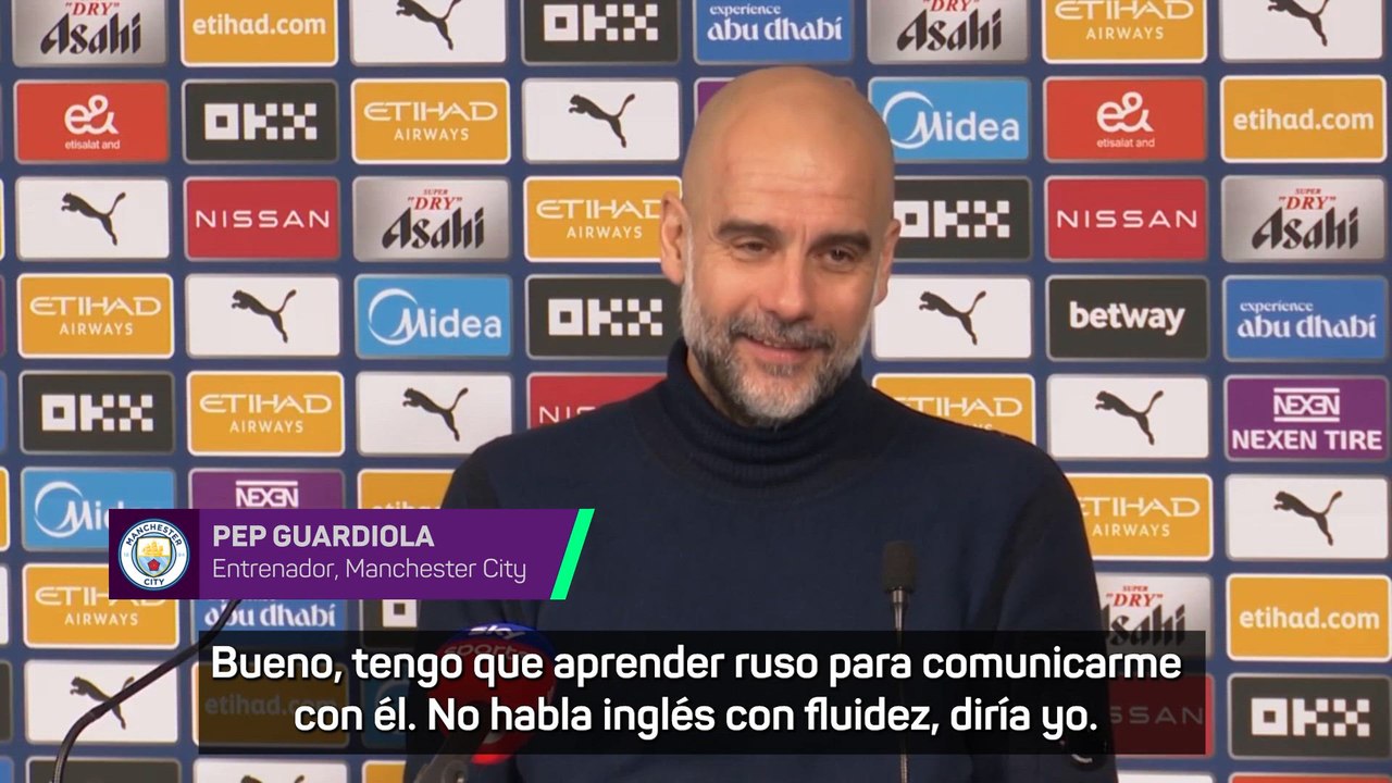 GUARDIOLA y su BROMA tras la PIFIA de su NUEVO FICHAJE, KHUSANOV