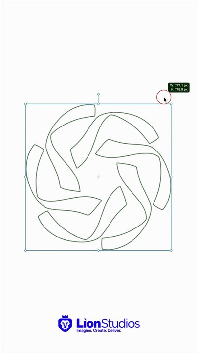 Symmetrical S Logo Design | The Lion Studios