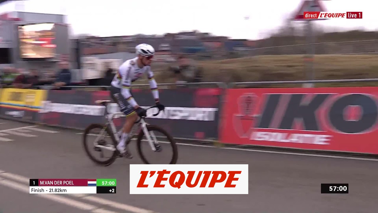 Exceptionnel Mathieu van der Poel - Cyclocross (H) - Coupe du monde à Hoogerheide