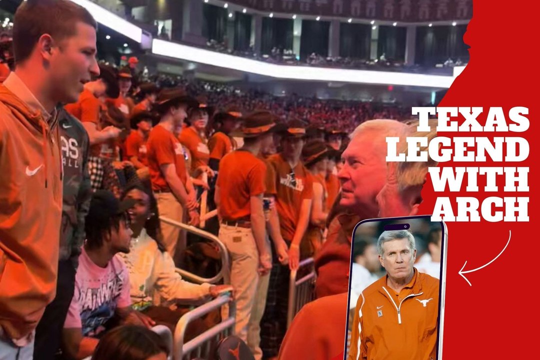 The former Texas HC Mack Brown exchange words with Arch Manning