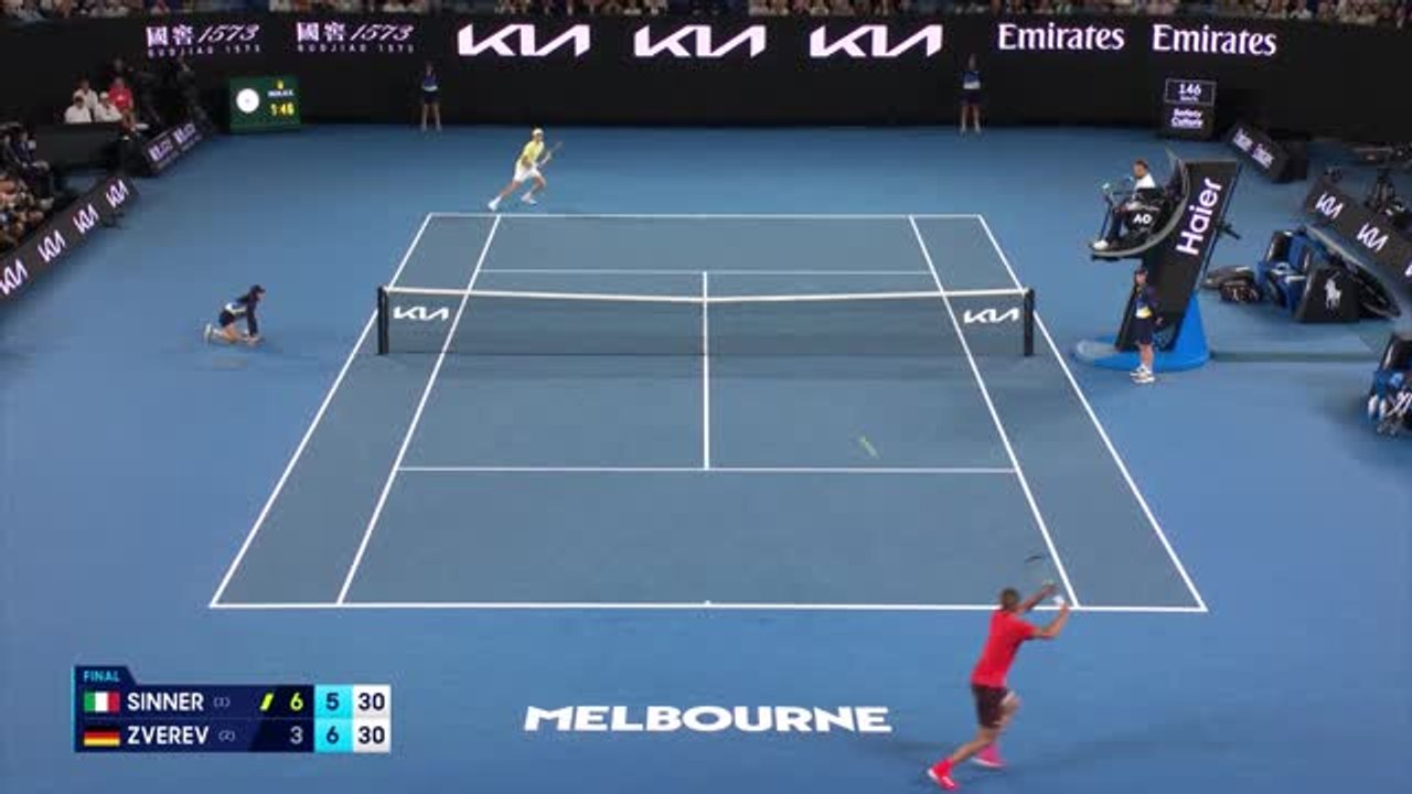 Open d'Australie - Sinner conserve son titre après une finale parfaitement maîtrisée