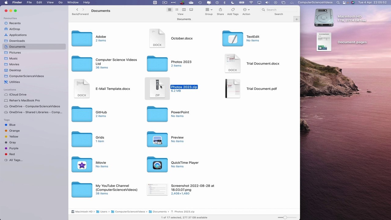 How to DELETE a Zip File On the Finder Application On a Mac Computer - Basic Tutorial | New