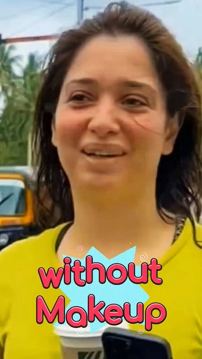 Tamanna Bhatia without Makeup __ Tamanna Bhatia With Makeup