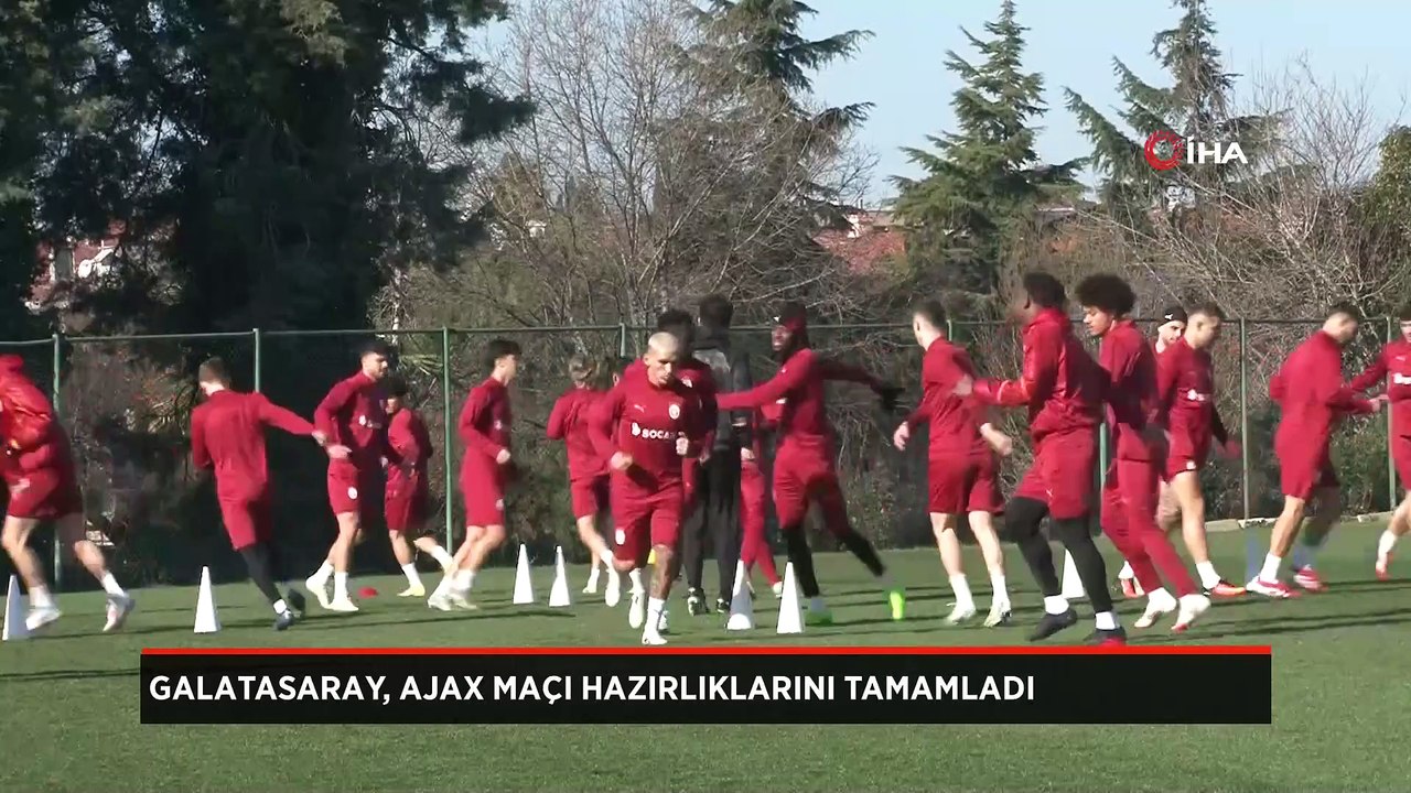 Galatasaray, Ajax maçı hazırlıklarını tamamladı