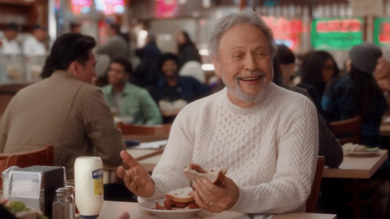 Billy Crystal & Meg Ryan Recreate 'When Harry Met Sally' Scene in Super Bowl Ad | THR News Video