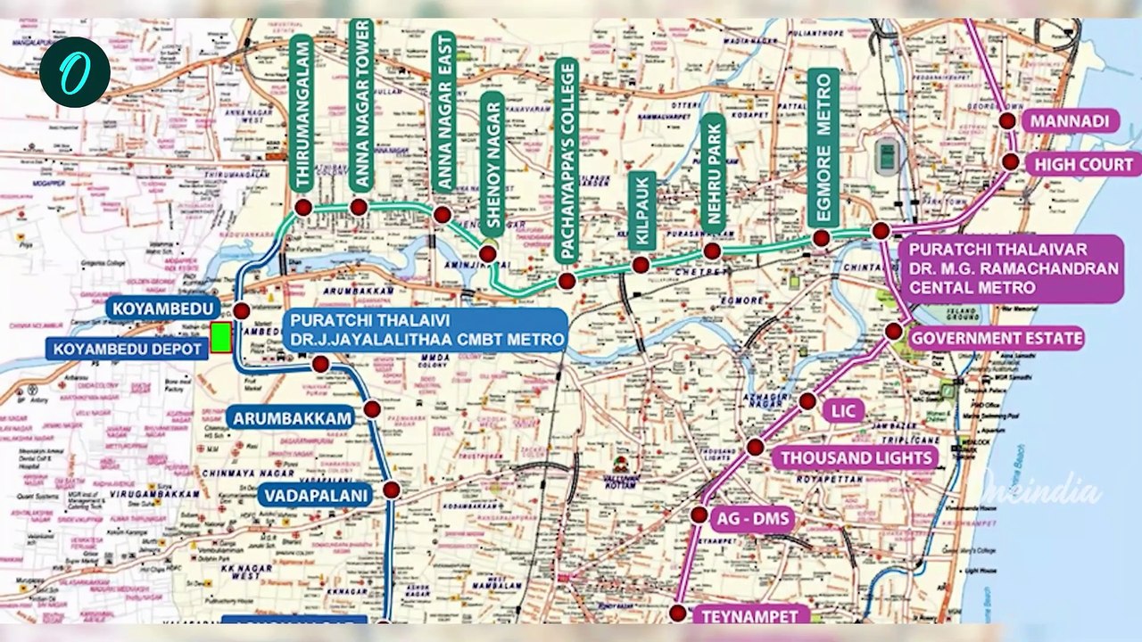 Chennai Metro: Single Pillar-இல் கட்டப்படும் 5 Tracks!