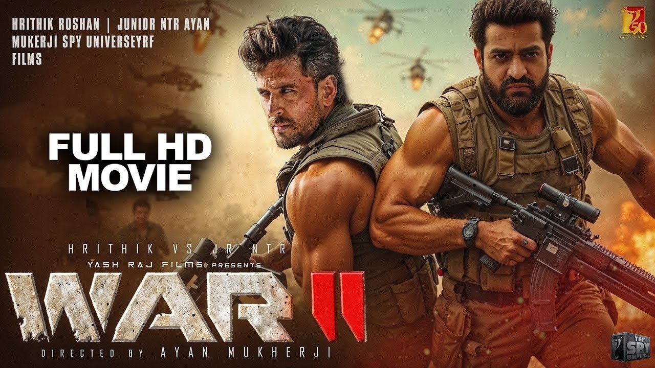 War 2 Full Movie 2025 - Hrithik Roshan, Tiger Shroff, Jr NTR, Kiara Advani - New Hindi Movie 2025