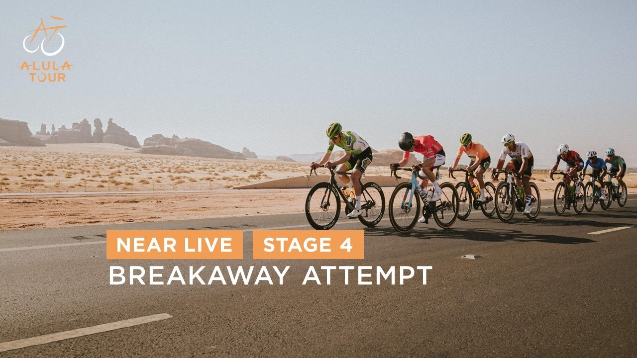 Breakaway attempt - Stage 4 - The AlUla Tour 2025