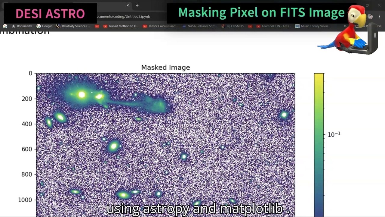 PYTHON:Mastering Masking Technique| Astronomical FITS Image/Spectra| Astropy & Photutils| DESI ASTRO