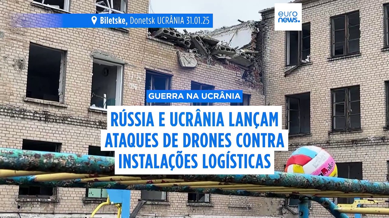 Rússia e Ucrânia intercetam dezenas de drones