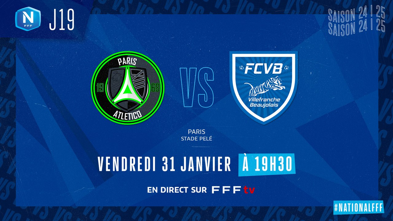 J19 | Paris 13 Atletico - FC Villefranche B. (1-0)