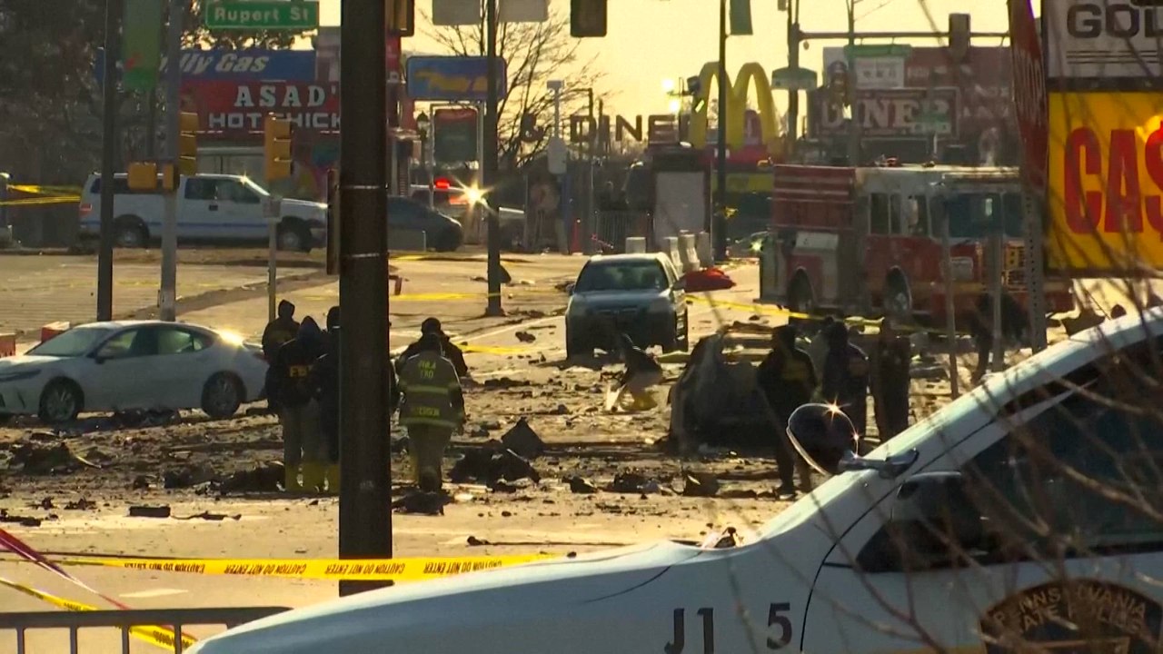 'It was horrific': Philadelphia residents recount shock and horror after plane crash in their community