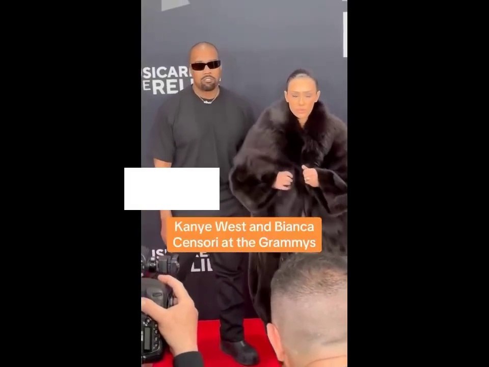Kanye West and Bianca Censori Attend the 2025 Grammy Awards – February 2, 2025 #kanyewest