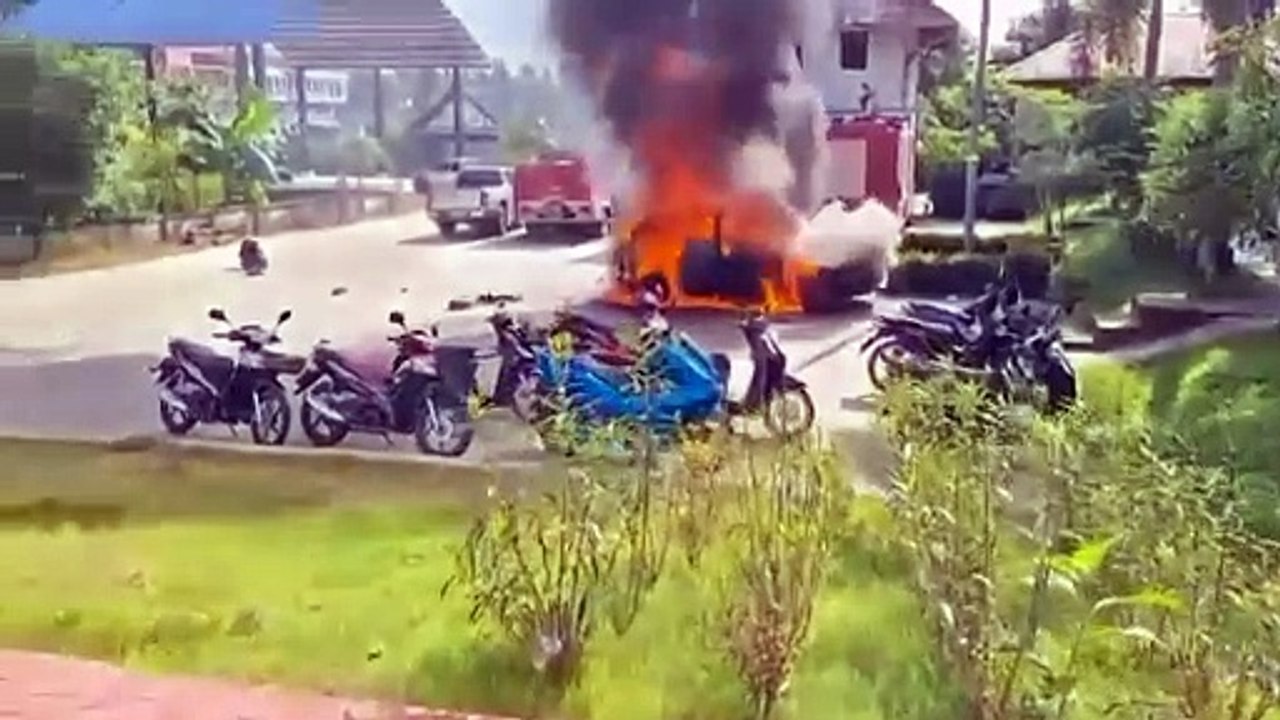 Vehicles bombed and burnt in deep South