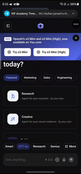 Marketing,Sales,Engineering,product,Data analysis and Finance அனைத்திற்குமான ஓர் Ai