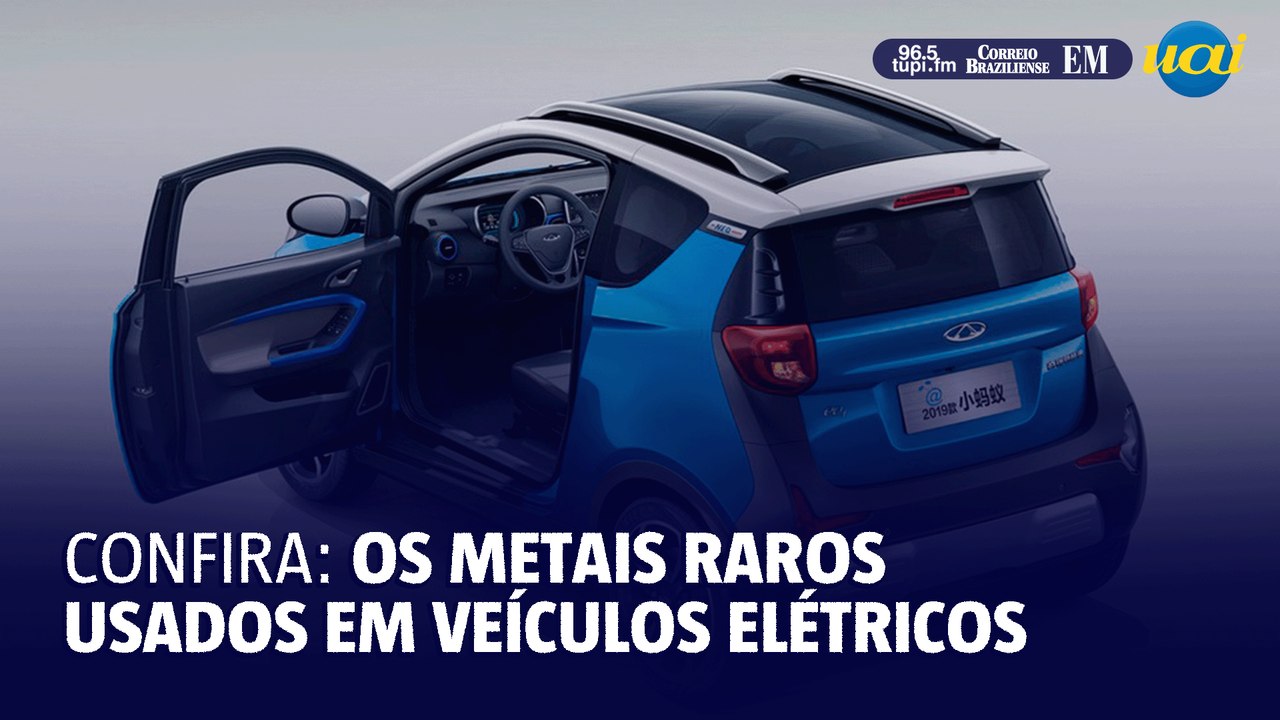 Os metais raros utilizados em carros elétricos