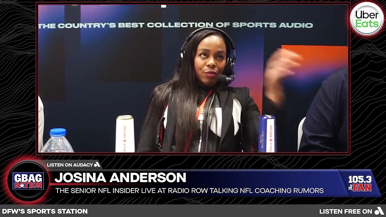Josina Anderson live at Radio Row talks Cowboys coaching search, Deion interest & more