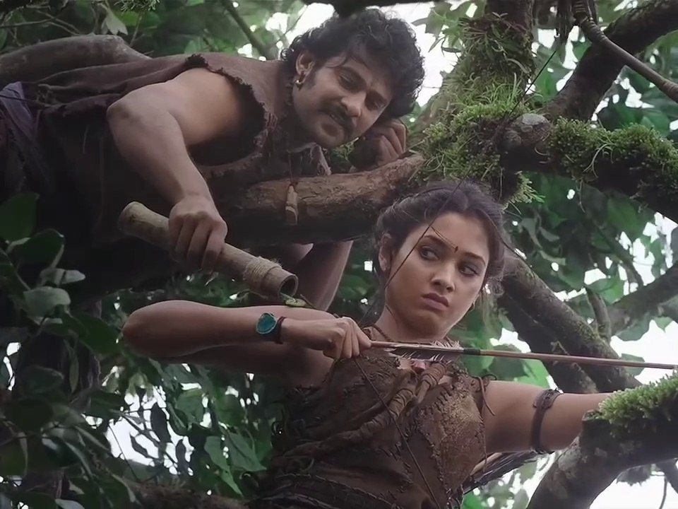 Bahubali Romantic scene