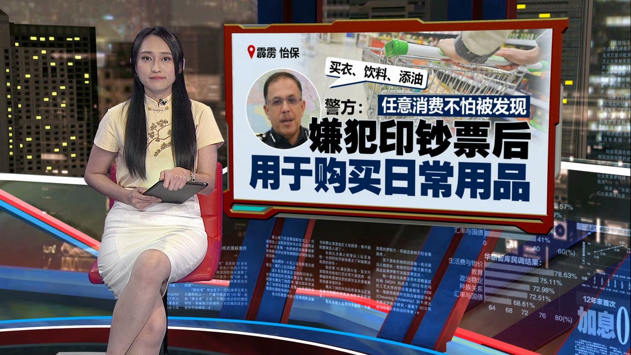 霹雳5男女自己印钱花 才花了8300令吉就落网