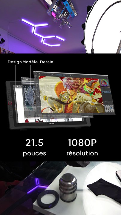 Test de la tablette graphique XP-Pen artist 13 GEN2