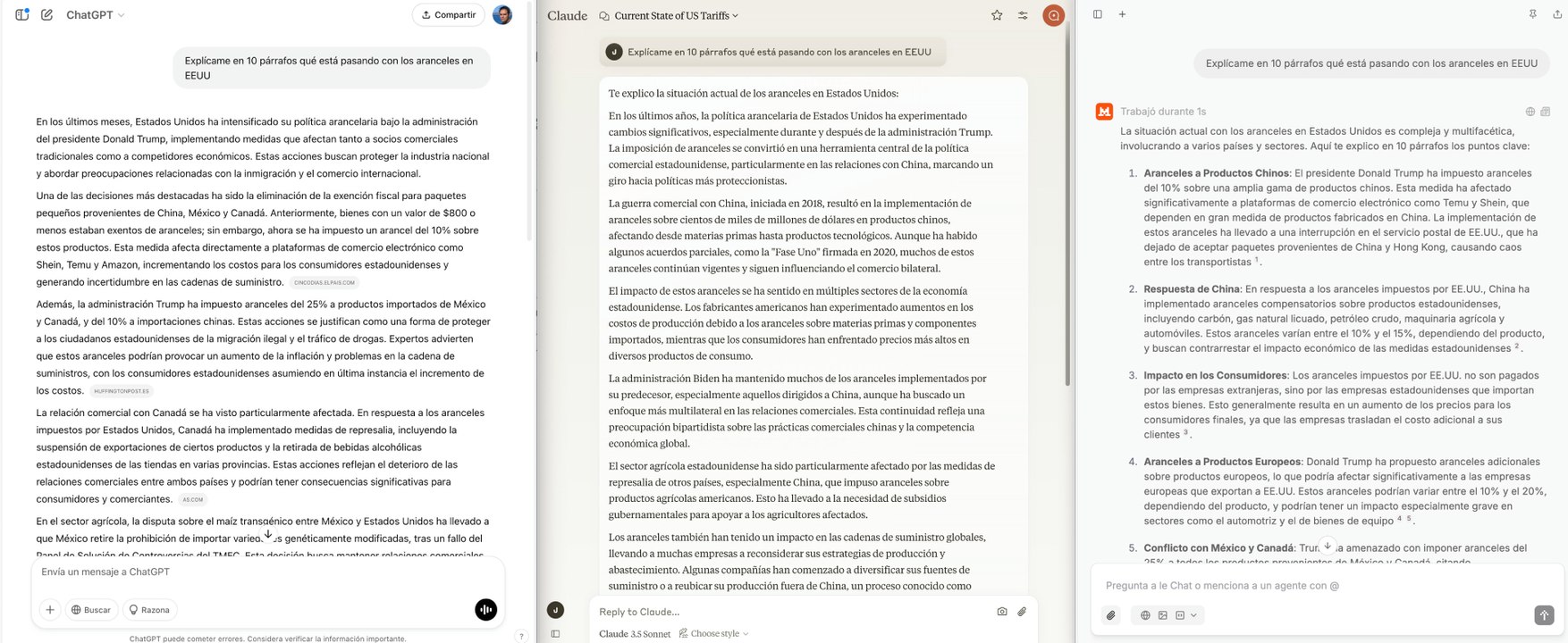 Mistral LeChat: más veloz que ChatGPT y Claude (II)