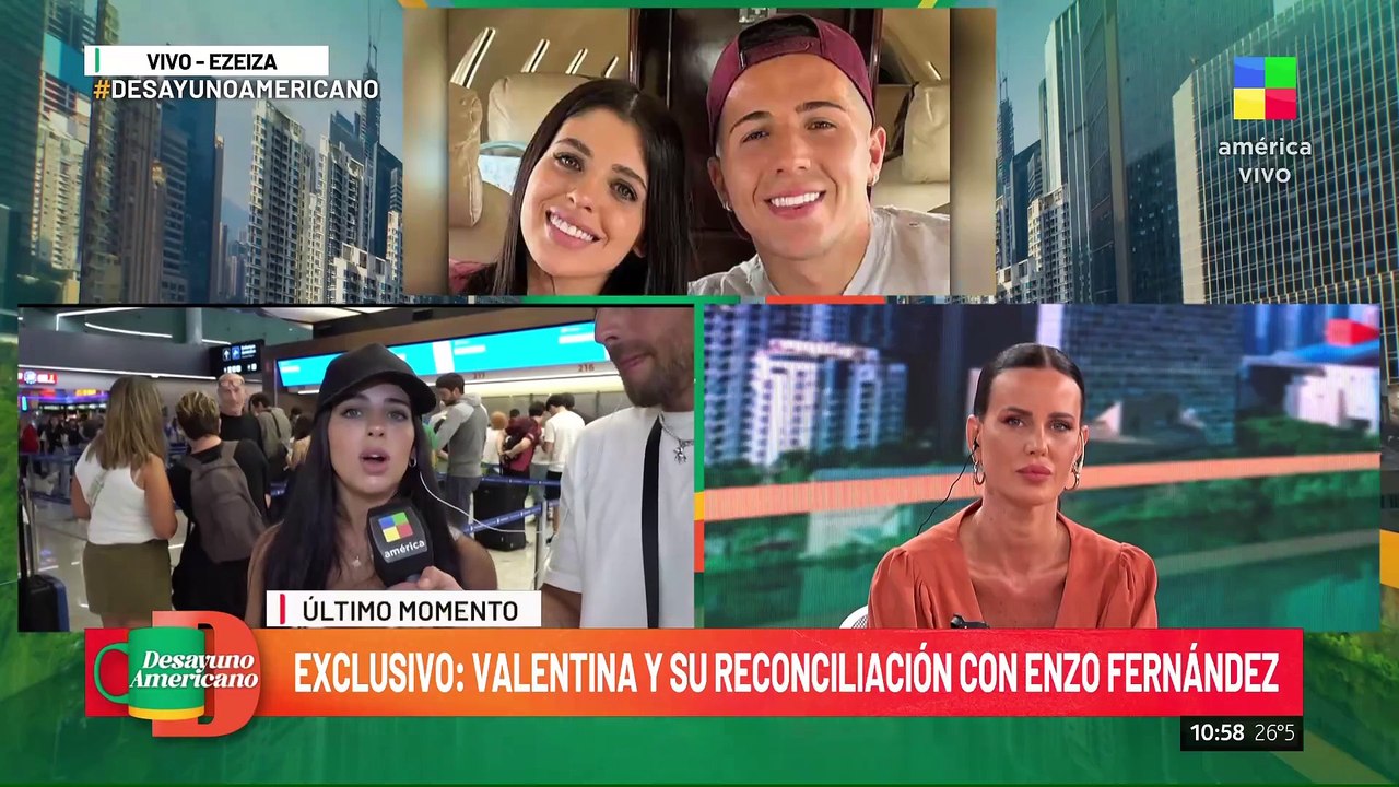 Valentina Cervantes confirmó su reconciliación con Enzo Fernández