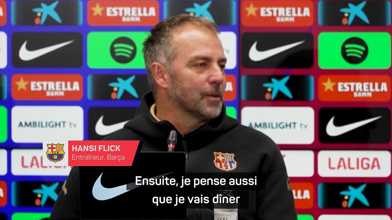 Flick : "Bien sûr, je vais regarder le derby madrilène"