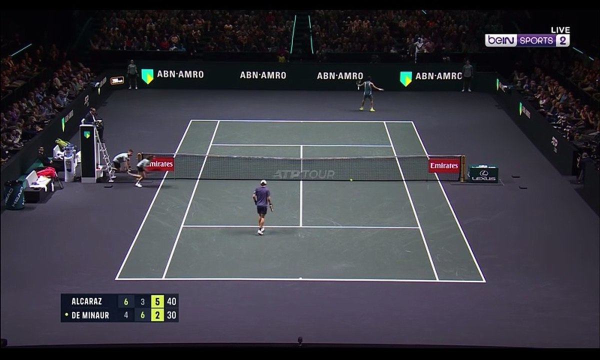 Rotterdam 2025 Final MP: Alcaraz def De Minaur