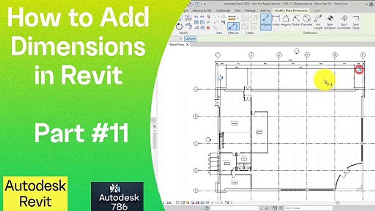 How to Add Dimensions in Revit #architecture #revit #autocadcivil3d #civil3d #Autodesk #civil3d