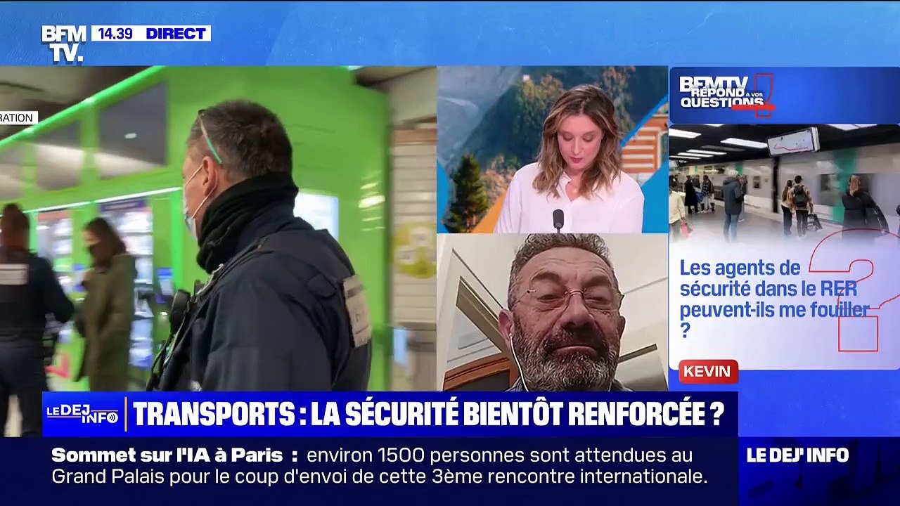 Les agents de sécurité dans le RER peuvent-ils me fouiller? BFMTV répond à vos questions