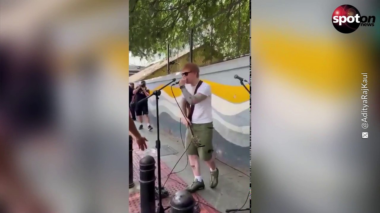 Polizei zieht Ed Sheeran einfach den Stecker